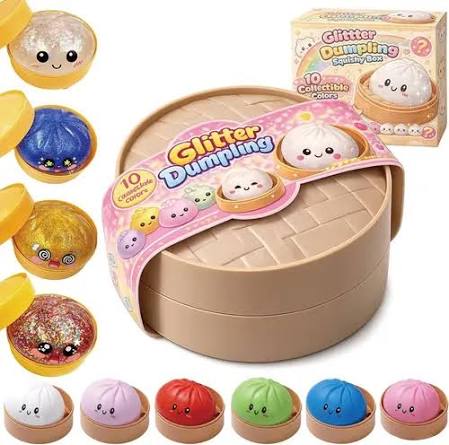 ### 🥟💙 **Dumpling Sorpresa x6 – ¡6 Squishies Adorables con Efecto Slow Rising!**